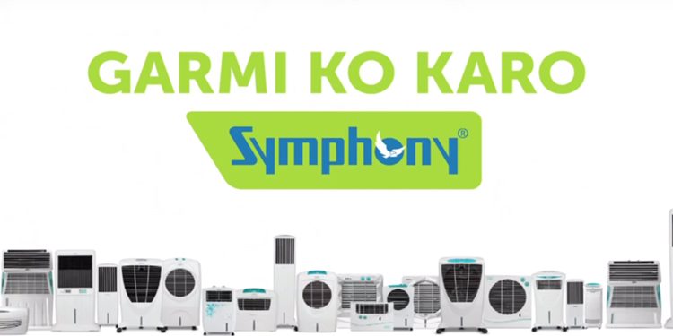 Symphony air hot sale cooler logo