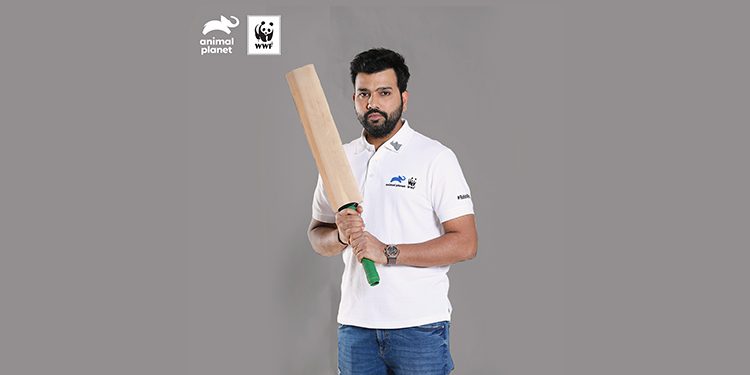 Rohit Sharma Bats For Rhinos In Association With WWF India And Animal ...