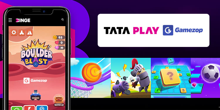 Tata Play Binge Partners With Gamezop To Introduce Gaming For Its Users