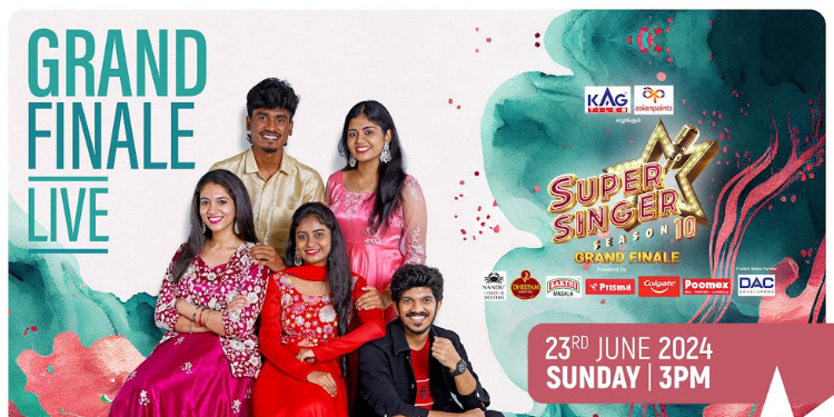 Star Vijay brings the grand finale of Super Singer season 10 live on June 23