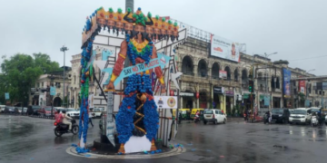 Dainik Bhaskar App’s ‘Say No to Plastic’ drive turned Lucknow’s Hazratganj Market into an environmental awareness hub