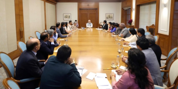 The NBF Delegation Met Honourable PM Narendra Modi on Thursday 