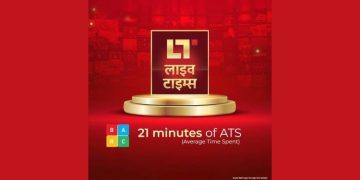 India’s First Global Multicast News Hub Live Times Scores Big – with 21 Minutes of Average Time Spent (ATS) as Reported by BARC